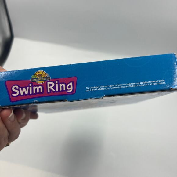 Vintage Land Before Time Ducky Water Swim Ring 29x24 Inflatable Heavy Vinyl RARE - Picture 6 of 6